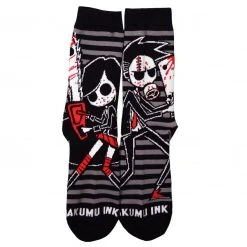 Akumu Ink Men's Stuff Us Vs. Them Unisex Socks 9 Akumu Ink Men's Stuff Us Vs. Them Unisex Socks