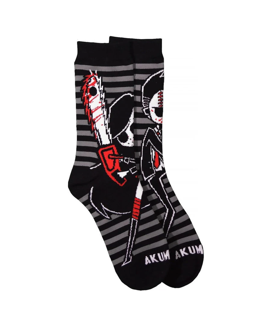 Akumu Ink Men's Stuff Us Vs. Them Unisex Socks 4 Akumu Ink Men's Stuff Us Vs. Them Unisex Socks