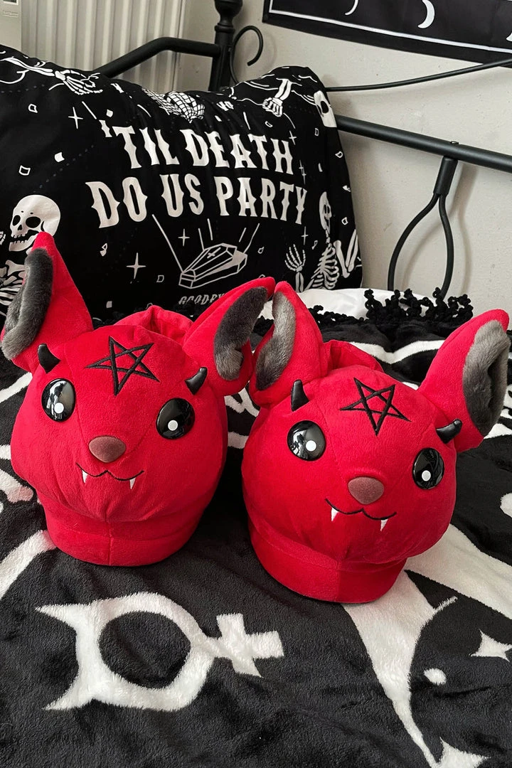 Killstar Vampir Slippers - Blood Accessories 3 Killstar Vampir Slippers - Blood Accessories