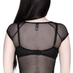 Killstar Wildchild Fishnet Top - Black Women's Stuff