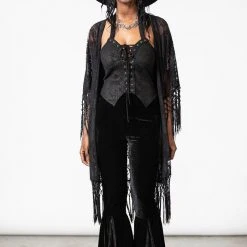 Killstar Women's Stuff Witch Hazel Lace Kimono