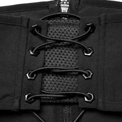 Punk Rave Black Corset With Buckles Men's Stuff