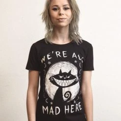 Akumu Ink We're All Mad Here Women's T-Shirt 8 Akumu Ink We're All Mad Here Women's T-Shirt