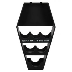 Gothic Gifts Gift Ideas Coffin Wine Shelf