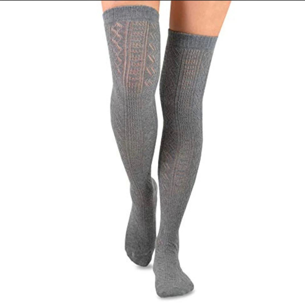 TeeHee Gift Ideas Women's Acrylic Over The Knee High Assorted 3-Pack 7 TeeHee Gift Ideas Women's Acrylic Over The Knee High Assorted 3-Pack