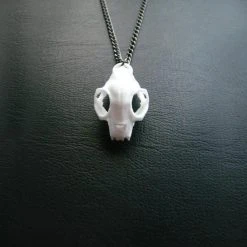 Rogue And Wolf Cat Skull Necklace Jewelry