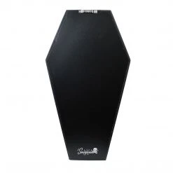 Sourpuss Striped Coffin Shelf - Black/Purple