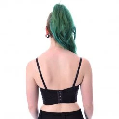 Poizen Industries Corset Spike Bra - Black Women's Stuff