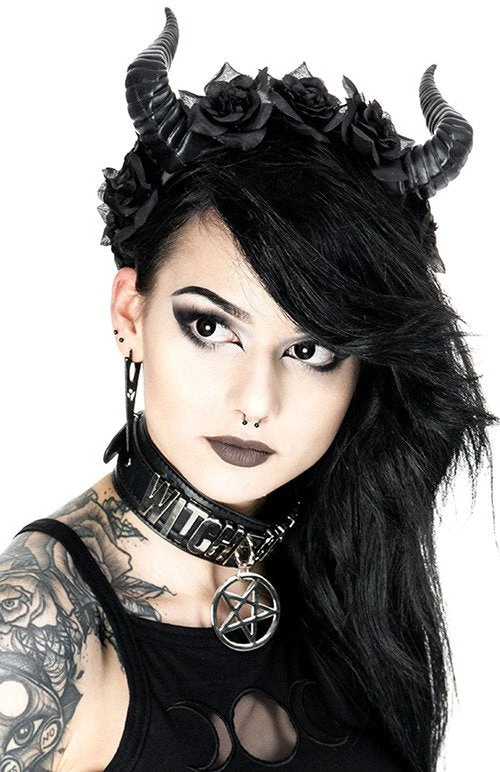 ReStyle Beleth Rose Crown Gothic Headpiece Accessories 13 ReStyle Beleth Rose Crown Gothic Headpiece Accessories