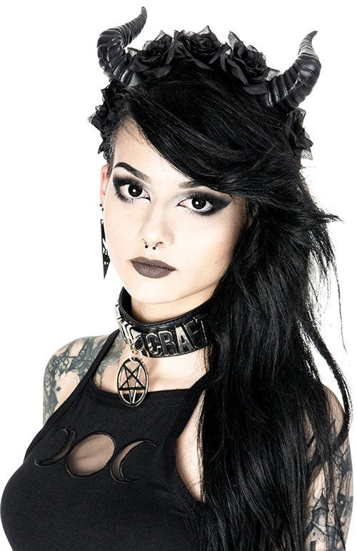 ReStyle Beleth Rose Crown Gothic Headpiece Accessories 12 ReStyle Beleth Rose Crown Gothic Headpiece Accessories