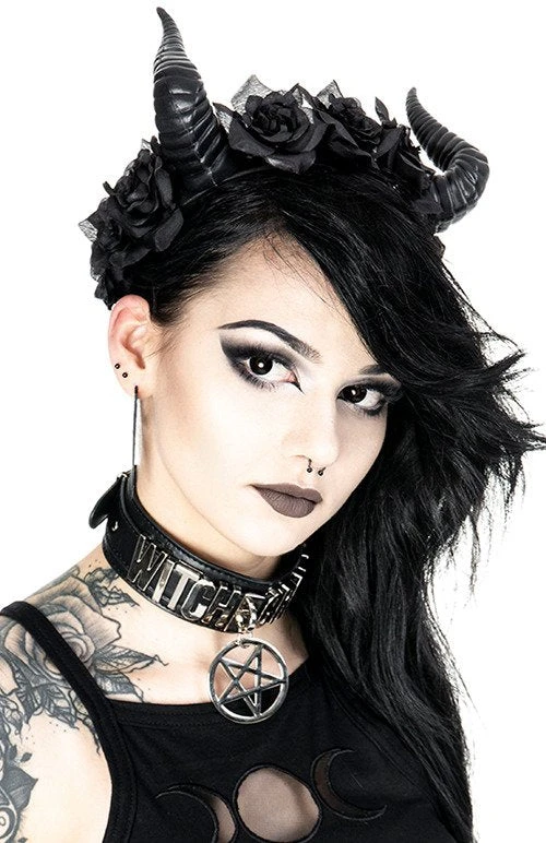 ReStyle Beleth Rose Crown Gothic Headpiece Accessories 10 ReStyle Beleth Rose Crown Gothic Headpiece Accessories