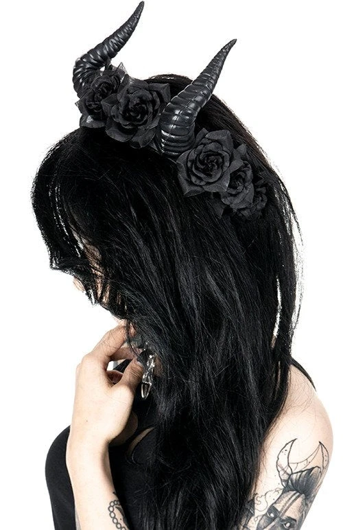 ReStyle Beleth Rose Crown Gothic Headpiece Accessories 9 ReStyle Beleth Rose Crown Gothic Headpiece Accessories