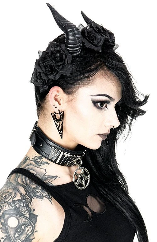 ReStyle Beleth Rose Crown Gothic Headpiece Accessories 8 ReStyle Beleth Rose Crown Gothic Headpiece Accessories