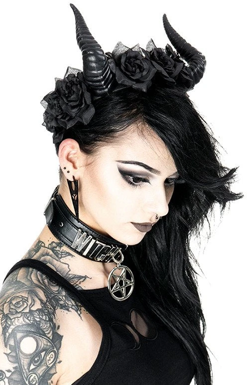 ReStyle Beleth Rose Crown Gothic Headpiece Accessories 7 ReStyle Beleth Rose Crown Gothic Headpiece Accessories