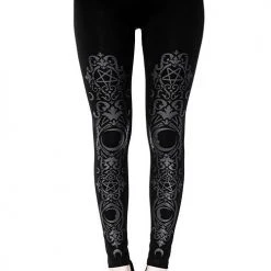 ReStyle Black Gothic Baroque Leggings