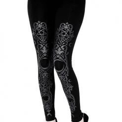 ReStyle Black Gothic Baroque Leggings