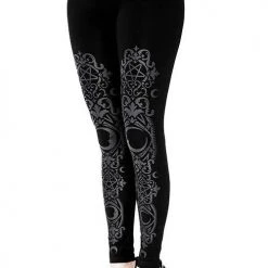 ReStyle Black Gothic Baroque Leggings