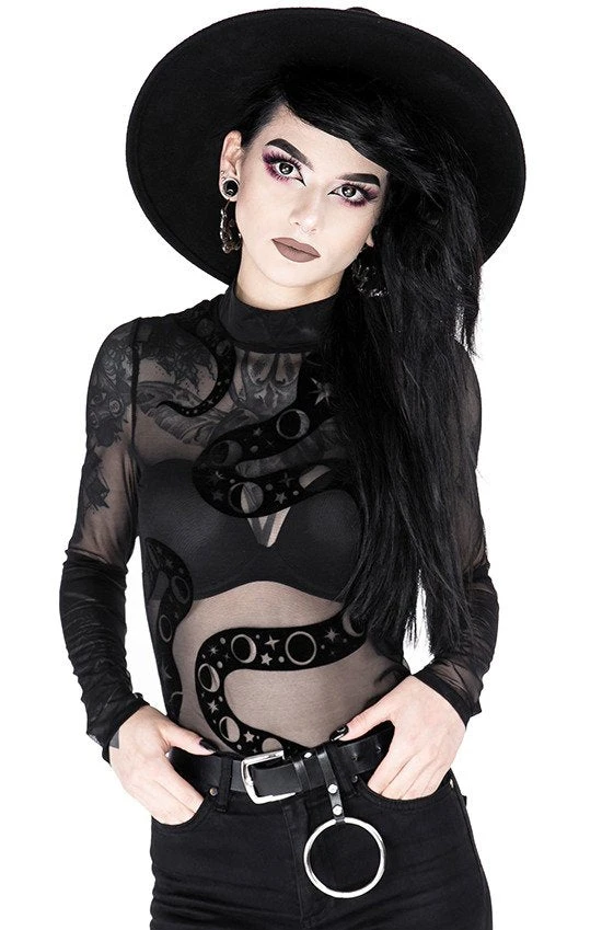 ReStyle Snake Mesh Bodysuit Women's Stuff 3 ReStyle Snake Mesh Bodysuit Women's Stuff