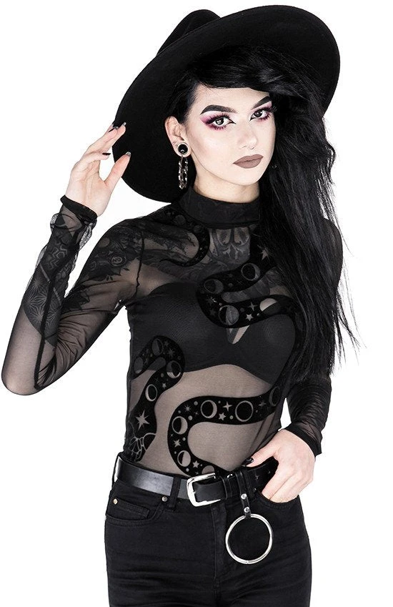 ReStyle Snake Mesh Bodysuit Women's Stuff 6 ReStyle Snake Mesh Bodysuit Women's Stuff