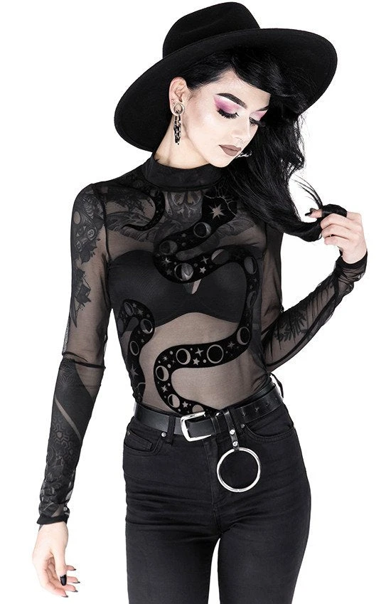 ReStyle Snake Mesh Bodysuit Women's Stuff 7 ReStyle Snake Mesh Bodysuit Women's Stuff