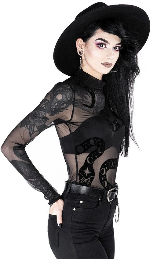 ReStyle Snake Mesh Bodysuit Women's Stuff 9 ReStyle Snake Mesh Bodysuit Women's Stuff