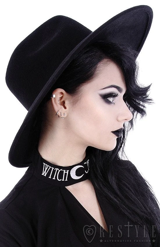 ReStyle Black Gothic Wide Brim Hat Men's Stuff 5 ReStyle Black Gothic Wide Brim Hat Men's Stuff