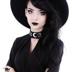 ReStyle Black Gothic Wide Brim Hat Men's Stuff