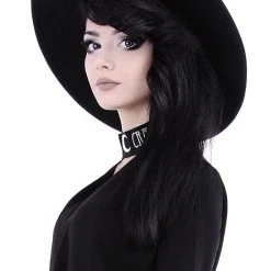 ReStyle Black Gothic Wide Brim Hat Men's Stuff 11 ReStyle Black Gothic Wide Brim Hat Men's Stuff
