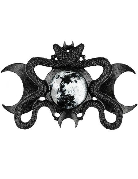 ReStyle Moon Embraced Black Hairclip Accessories 4 ReStyle Moon Embraced Black Hairclip Accessories