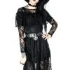 ReStyle Gloomy Prairie Black Lace Gothic Dress