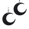 ReStyle Moon Black Earrings Gothic Earrings, Crescent, Occult Fashion