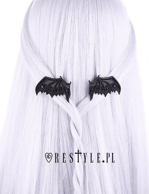 ReStyle Accessories Lace Bat Wings Hair Clips 5 ReStyle Accessories Lace Bat Wings Hair Clips