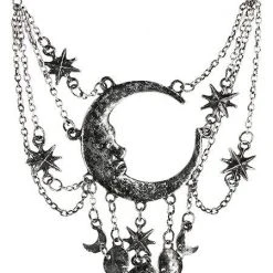 ReStyle Jewelry Sleepless Nights Silver Moon Necklace