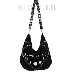 ReStyle Moon Child Black Velvet Hobo Bag 8 ReStyle Moon Child Black Velvet Hobo Bag