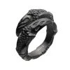 INOX Steel & Black Plated Oxidized Claw Ring Men's Stuff