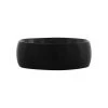 INOX Men's Stuff Plain Plated Black Matte Ring