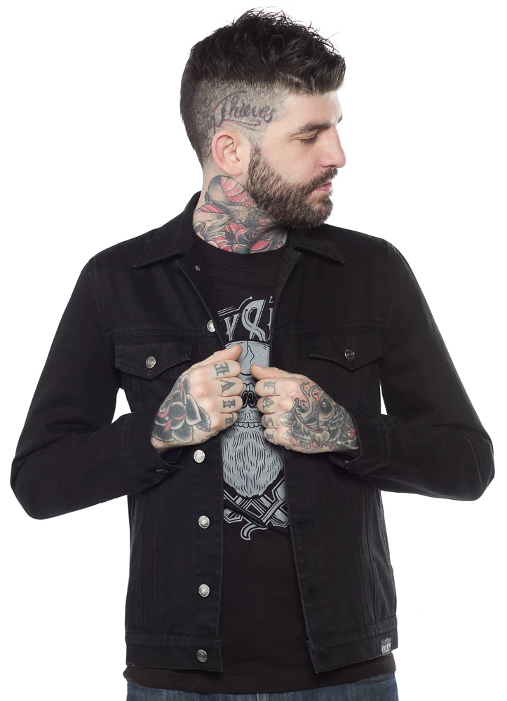 Kustom Kreeps Men's Denim Jacket 3 Kustom Kreeps Men's Denim Jacket
