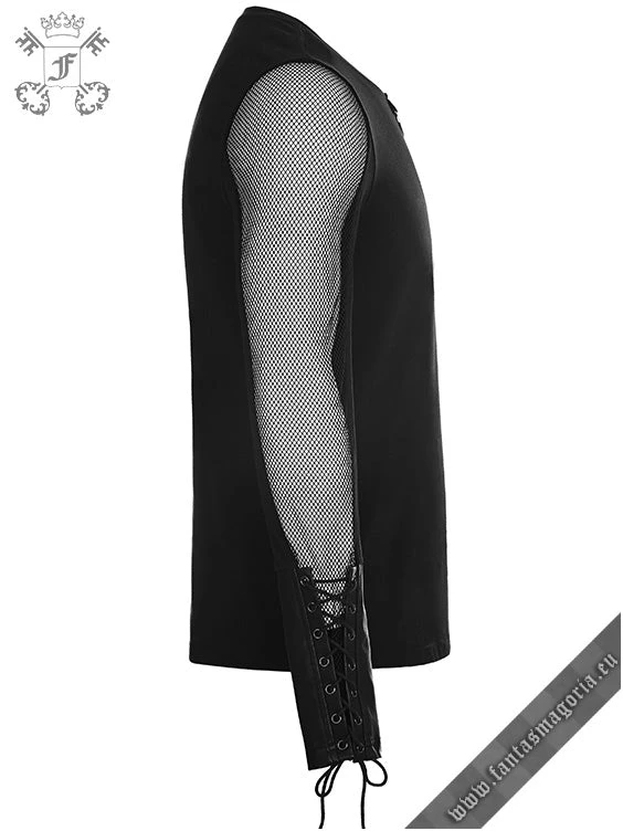 Punk Rave Mesmerizer Men's Longsleeve Top 6 Punk Rave Mesmerizer Men's Longsleeve Top