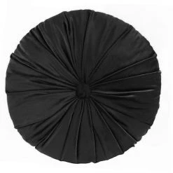 Sourpuss Tufted Velvet Pillow - Black Gift Ideas