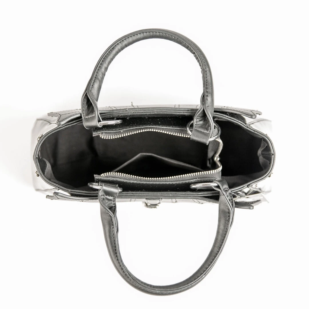 Sourpuss Locked Out Purse - Black & White Stripes 5 Sourpuss Locked Out Purse - Black & White Stripes