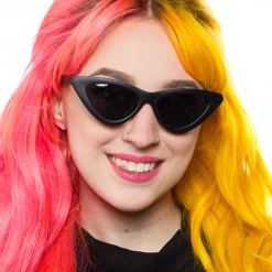 Sourpuss Gift Ideas Cat Eye Sunglasses Matte Black