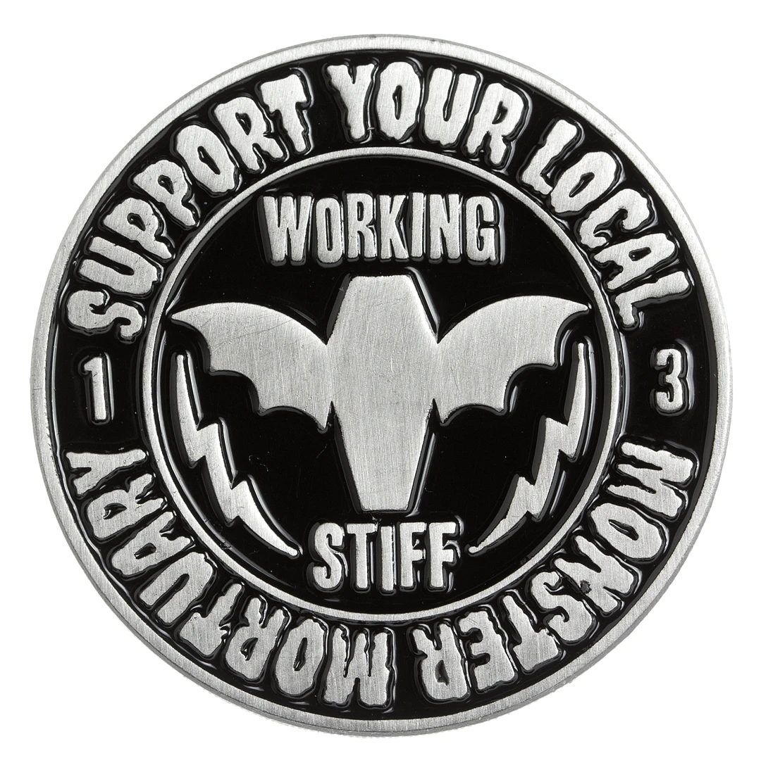 Sourpuss Monster Mortuary Enamel Pin 3 Sourpuss Monster Mortuary Enamel Pin