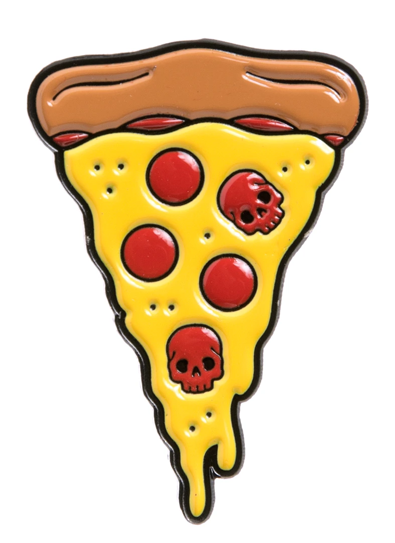 Sourpuss Pins Pizza Enamel Pin 3 Sourpuss Pins Pizza Enamel Pin