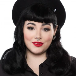Sourpuss Accessories Spiderweb Beret