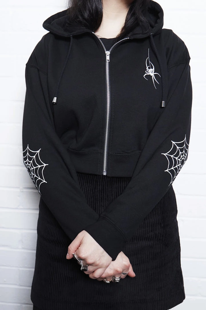 Mary Wyatt London Spinnerette Cropped Zip Hoodie Women's Stuff 3 Mary Wyatt London Spinnerette Cropped Zip Hoodie Women's Stuff