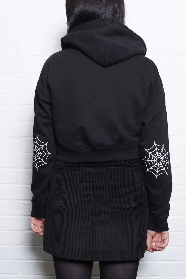 Mary Wyatt London Spinnerette Cropped Zip Hoodie Women's Stuff 4 Mary Wyatt London Spinnerette Cropped Zip Hoodie Women's Stuff