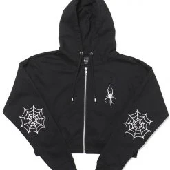 Mary Wyatt London Spinnerette Cropped Zip Hoodie Women's Stuff 8 Mary Wyatt London Spinnerette Cropped Zip Hoodie Women's Stuff