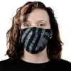 Poizen Industries Masks Stripes Mask - Black And Gray